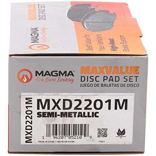 MAGMA MaxValue Semi-Metallic Brake Pads MXD2201M