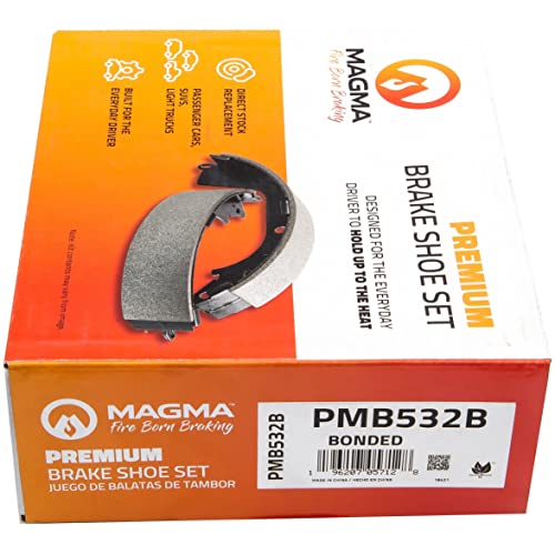 MAGMA Premium PMB532B Bonded Shoes, Rear