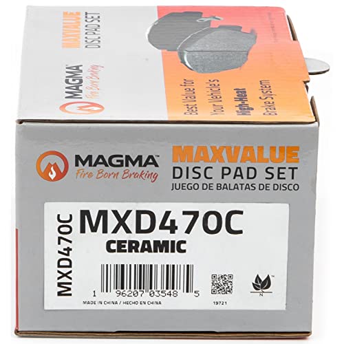 MAGMA MaxValue MXD470C Ceramic Brake Pads, Front