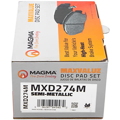 MAGMA MaxValue Semi-Metallic Brake Pads MXD274M