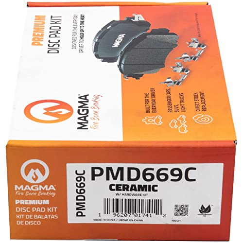 MAGMA MaxValue MXD669C Ceramic Brake Pads, Rear