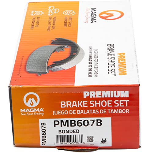 MAGMA Premium PMB607B Bonded Shoes, Rear