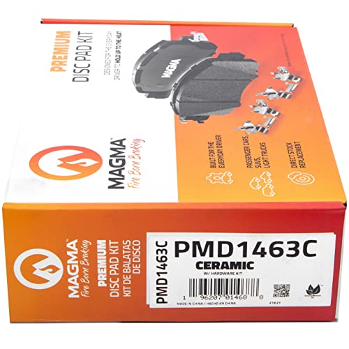 MAGMA Premium PMD1463C Ceramic Brake Pads, Front