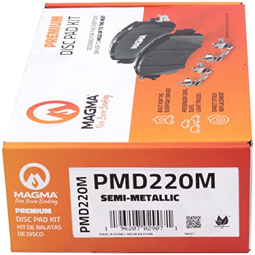 MAGMA Premium PMD220M Semi-Metallic Brake Pads