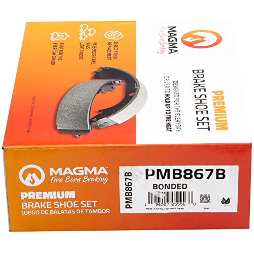 MAGMA Premium Parking Brake Shoes PMB867B