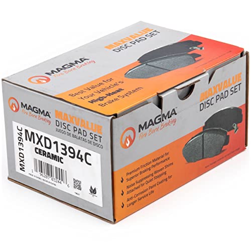 MAGMA MaxValue MXD1394C Ceramic Brake Pads, Front