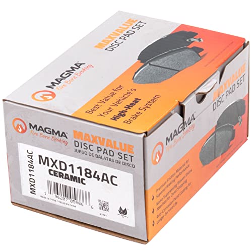 MAGMA MaxValue MXD1184AC Ceramic Brake Pads, Front