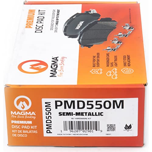 MAGMA Premium Semi-Metallic Brake Pads PMD550M