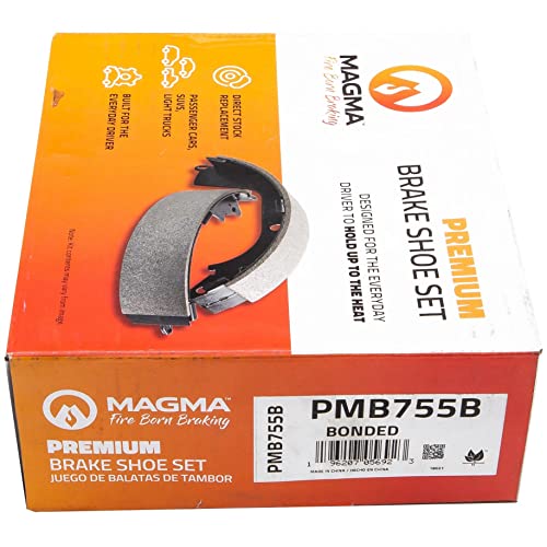 MAGMA Premium PMB755B Bonded Shoes, Rear