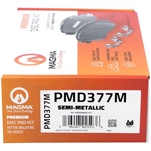 MAGMA Premium Semi-Metallic Brake Pads PMD377M