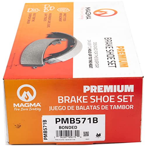 MAGMA Premium PMB571B Bonded Shoes, Rear
