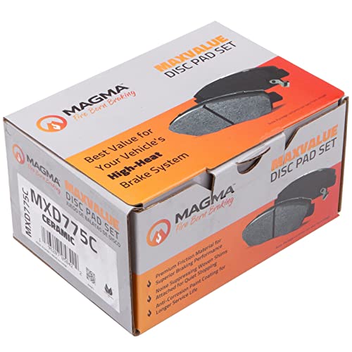 MAGMA MaxValue MXD775C Ceramic Brake Pads, Rear