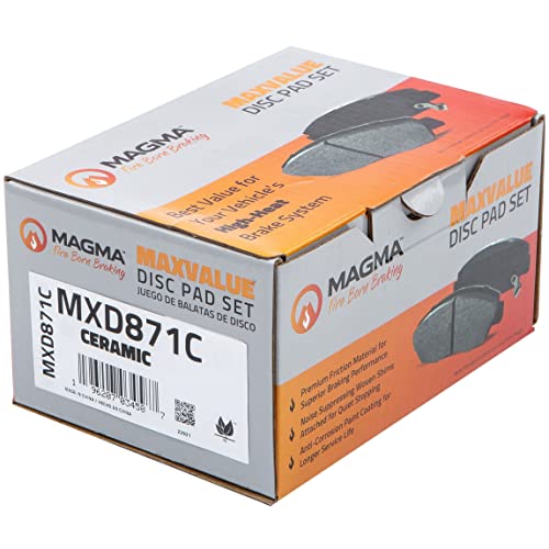 MAGMA MaxValue MXD871C Ceramic Brake Pads, Rear
