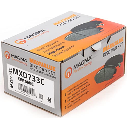 MAGMA MaxValue MXD733C Ceramic Brake Pads, Rear