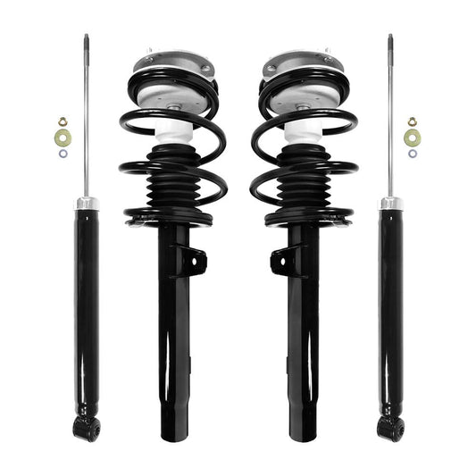 Unity 4-11371-259030-001 Front and Rear 4 Wheel Complete Strut Assembly with Gas Shock Kit