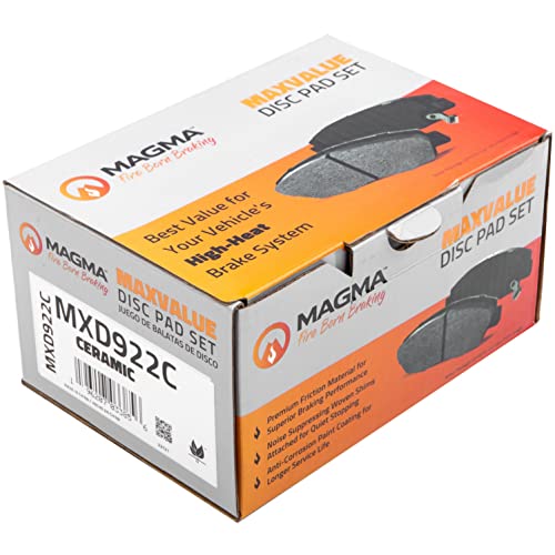 MAGMA MaxValue MXD922C Ceramic Brake Pads, Rear