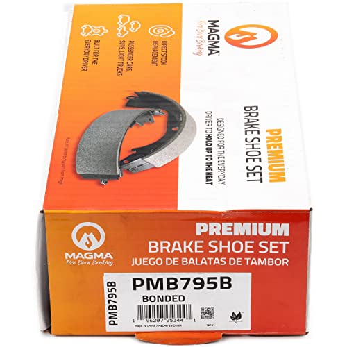 MAGMA Premium PMB795B Bonded Shoes, Rear