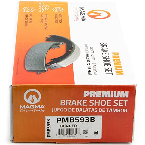 MAGMA Premium PMB593B Bonded Shoes, Rear