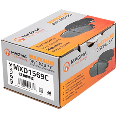 MAGMA MaxValue MXD1569C Ceramic Brake Pads, Rear