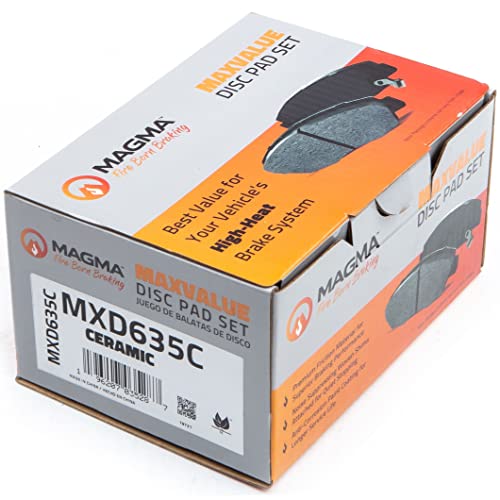 MAGMA MaxValue MXD635C Ceramic Brake Pads, Front