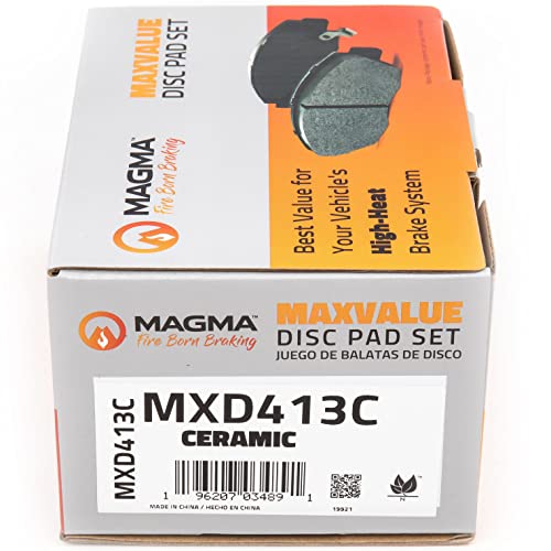 MAGMA MaxValue MXD413C Ceramic Brake Pads, Rear