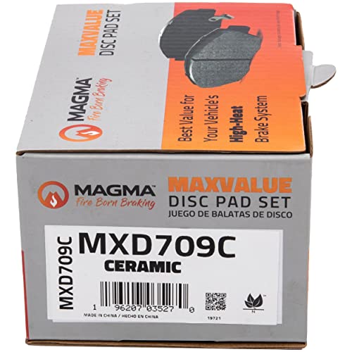 MAGMA MaxValue MXD709C Ceramic Brake Pads, Rear