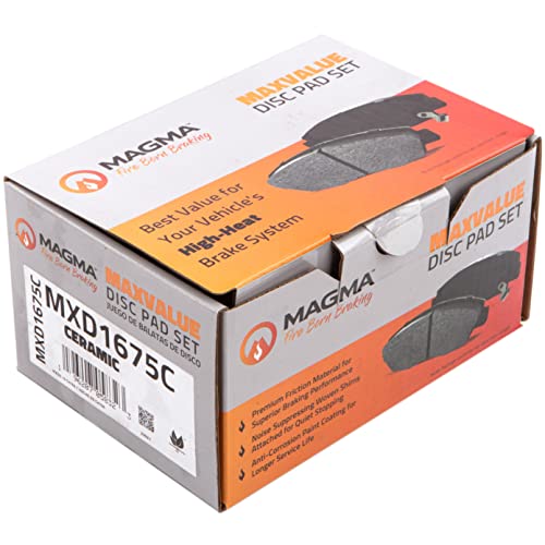 MAGMA MaxValue MXD1675C Ceramic Brake Pads, Front