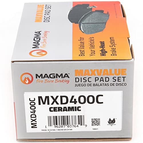 MAGMA MaxValue MXD400C Ceramic Brake Pads, Rear