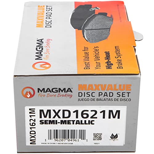 MAGMA MaxValue Semi-Metallic Brake Pads MXD1621M