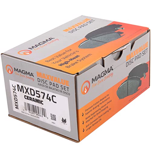 MAGMA MaxValue MXD574C Ceramic Brake Pads, Front
