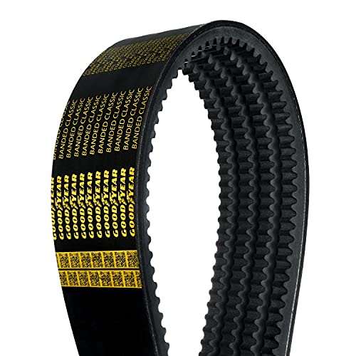Goodyear 11/CX81 Classic Cogged Banded Industrial V-Belt, CX Profile, 11 Ribs, 84.45" Length