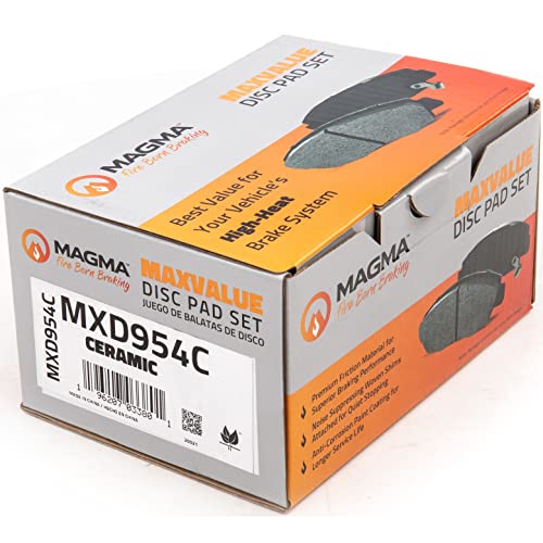 MAGMA MaxValue MXD954C Ceramic Brake Pads, Rear