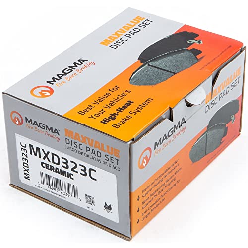MAGMA MaxValue MXD323C Ceramic Brake Pads, Rear