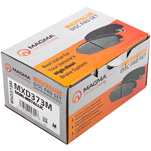 MAGMA MaxValue MXD373M Semi-Metallic Brake Pads, Front