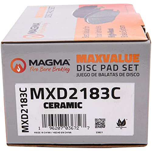 MAGMA MaxValue MXD2183C Ceramic Brake Pads, Rear