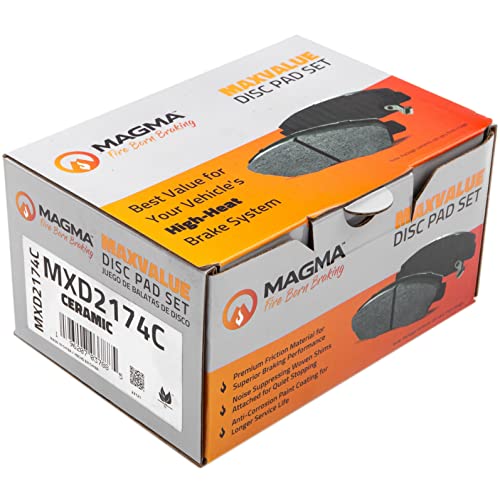 MAGMA MaxValue MXD2174C Ceramic Brake Pads, Rear