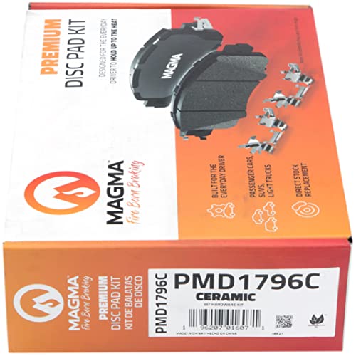 MAGMA Premium Ceramic Brake Pads PMD1796C