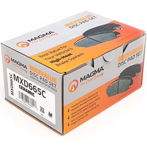MAGMA MaxValue MXD665C Ceramic Brake Pads, Front