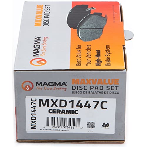 MAGMA MaxValue MXD1447C Ceramic Brake Pads, Front