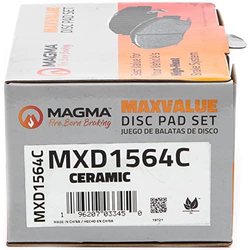 MAGMA MaxValue MXD1564C Ceramic Brake Pads, Rear