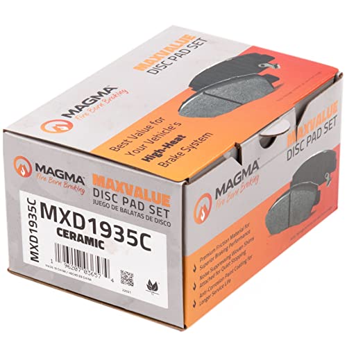 MAGMA MaxValue MXD1935C Ceramic Brake Pads, Front
