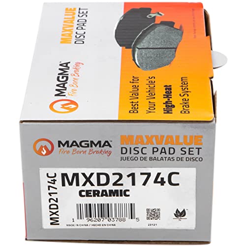 MAGMA MaxValue MXD2174C Ceramic Brake Pads, Rear