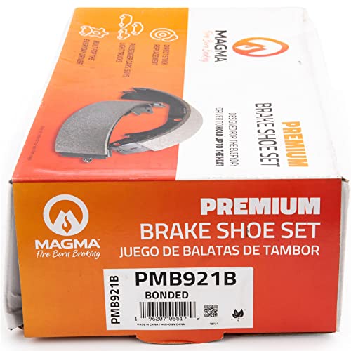 MAGMA Premium PMB921B Bonded Shoes, Rear