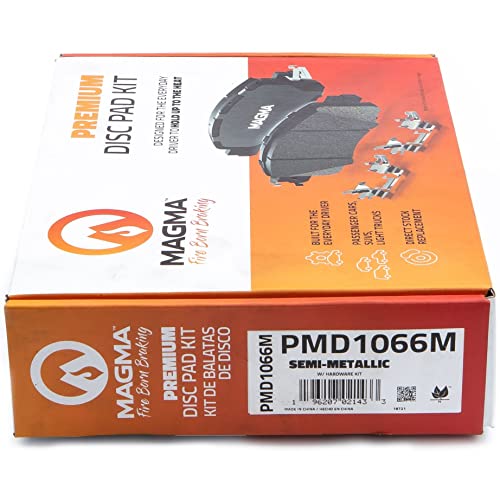 MAGMA Premium PMD1066M Semi-Metallic Brake Pads