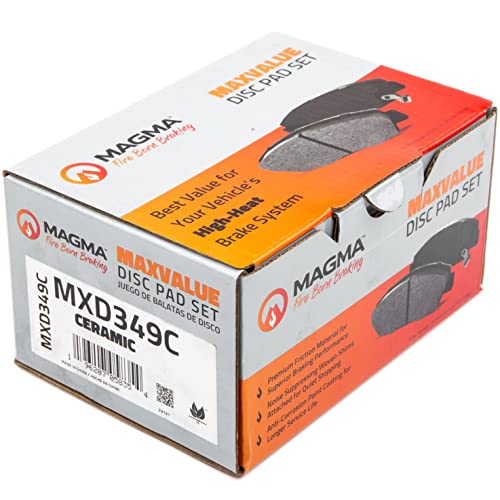 MAGMA MaxValue MXD349C Ceramic Brake Pads, Front