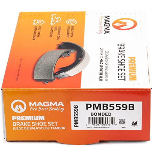MAGMA Premium PMB559B Bonded Shoes, Rear