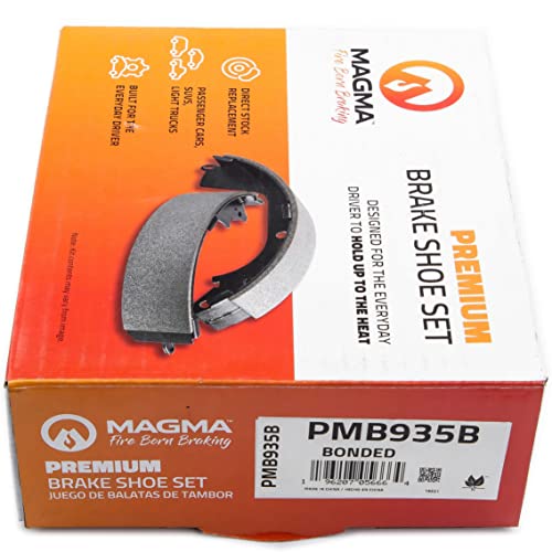 MAGMA Premium Parking Brake Shoes PMB935B
