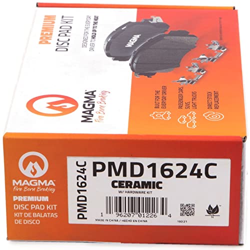 MAGMA Premium Ceramic Brake Pads PMD1624C