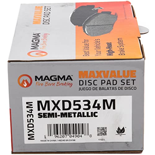 MAGMA MaxValue Semi-Metallic Brake Pads MXD534M