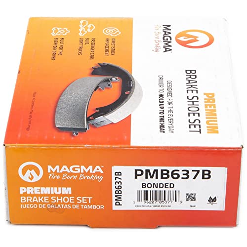 MAGMA Premium PMB637B Bonded Shoes, Rear